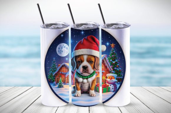 3D Christmas Dog Tumbler Wrap: Strategic Use for Creative and Commercial Success