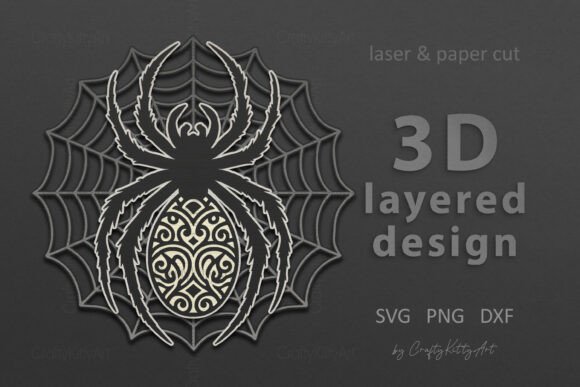 3D Layered Spider Mandala Laser SVG: A Strategic Creative Tool for Diverse Applications
