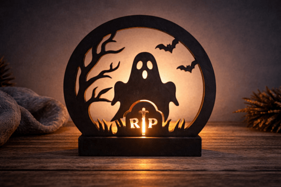 Add a Spooky Atmosphere with the 3D Halloween Light Stand