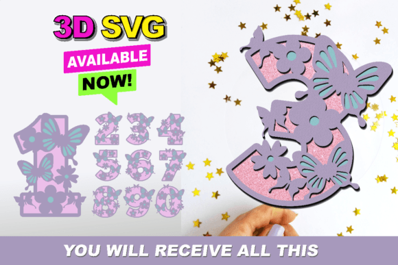 Butterfly Numbers 3D SVG: A Creative Tool for Modern Designers and Entrepreneurs