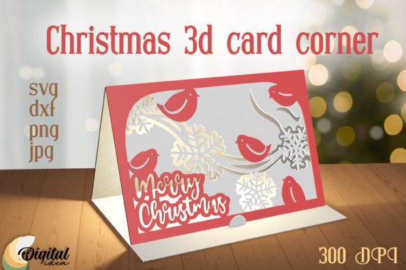 Christmas 3D Card Corner: A Creative Addition to Holiday Greetings