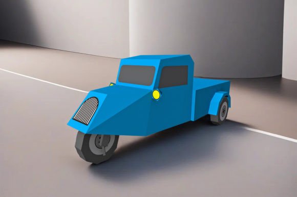 DIY Vintage Pickup - 3D Papercraft: A Creative Hobby for Modern Makers