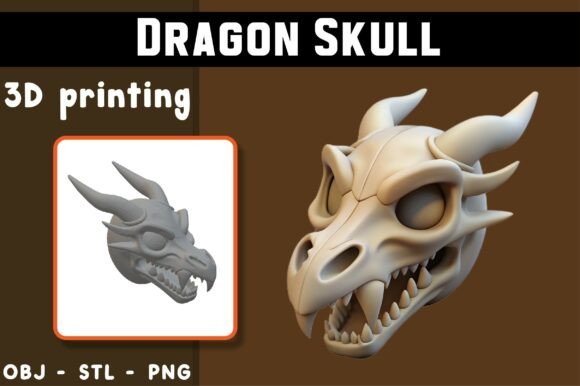 Dragon Skull 3D Model: A Gateway to Fantasy and Creativity