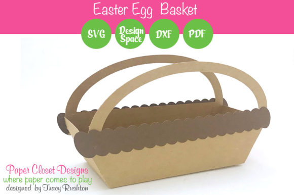 Easter or Spring 3D Basket: A Creative and Versatile Digital Cut File for All Occasions