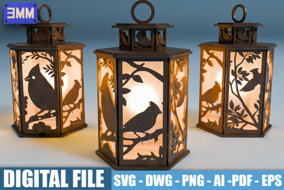 Everything You Need to Know About 3D Cardinal Bird Lantern Laser Cut Files