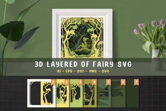 Fairy Tale 3D Popup Card Template – A Magical Addition to Your Crafting Projects