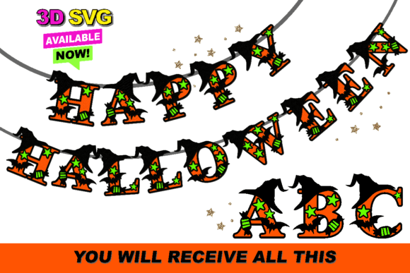 Witch Halloween Alphabet 3D SVG: A Creative Tool for Modern Celebrations